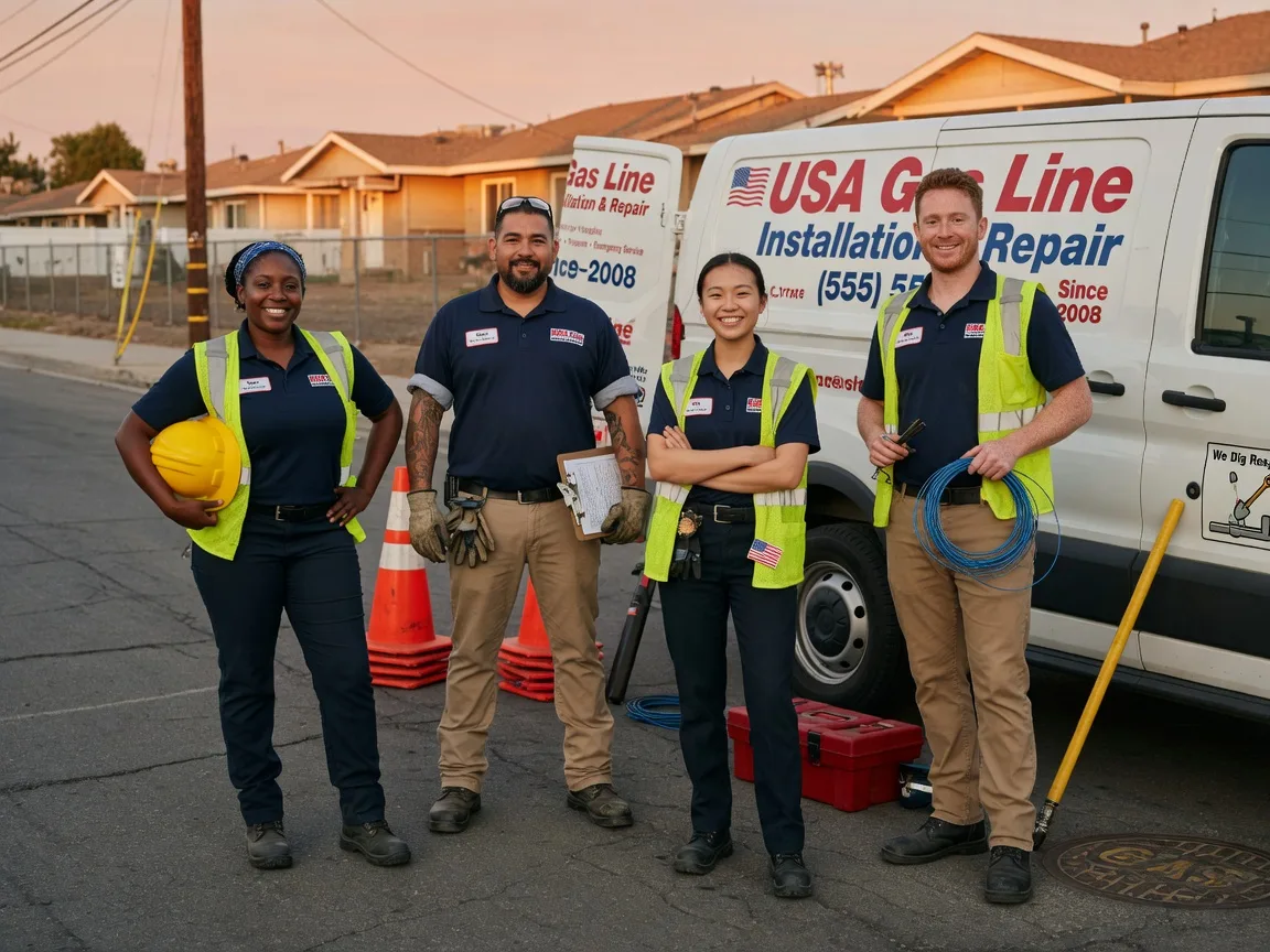 Gas Line Installation company in Reeder, ND